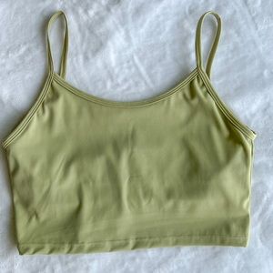 Green workout tank size small